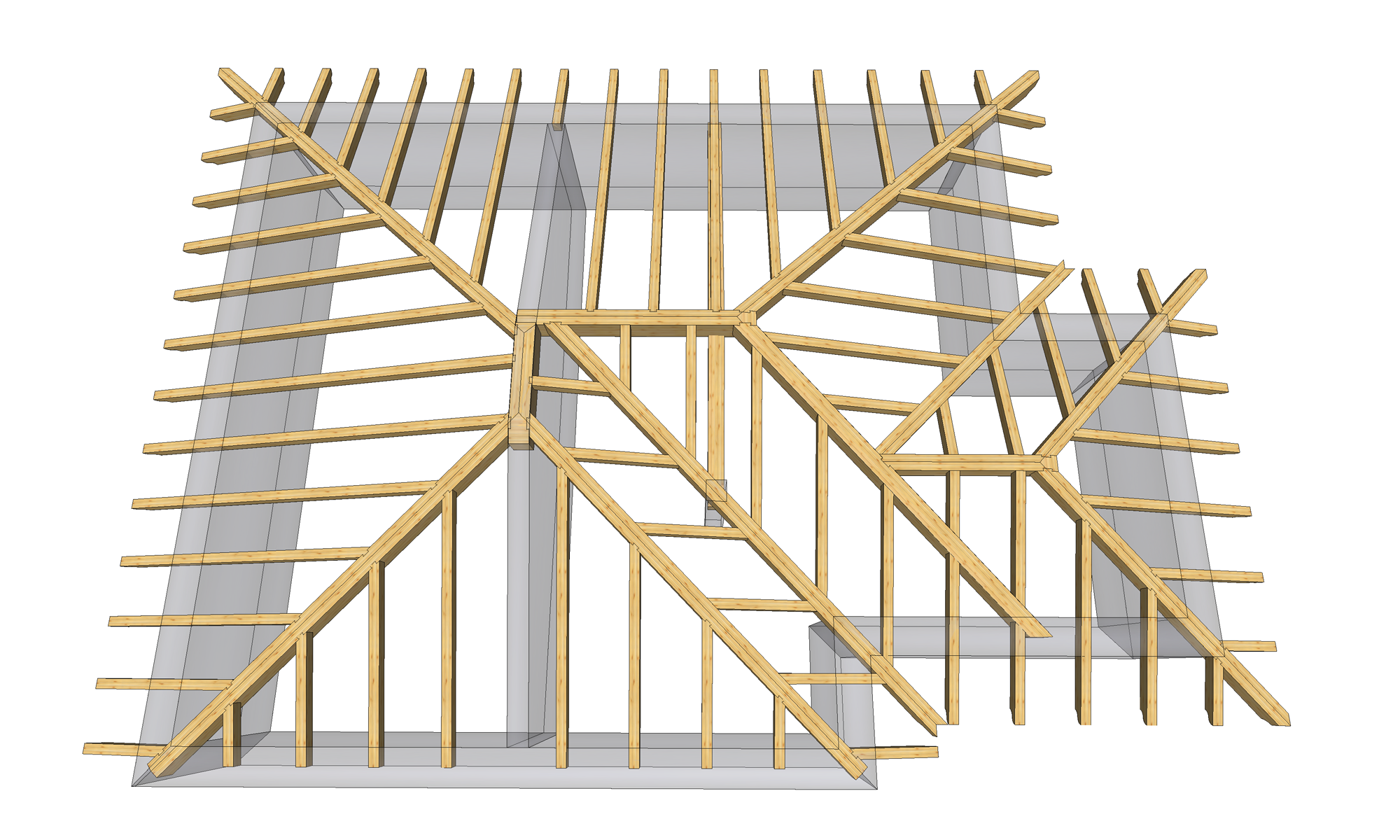 Modello digitale tridimensionale del tetto
